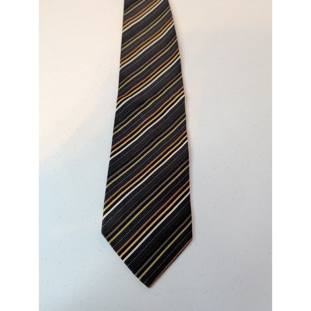 Croft & Barrow Multicolor Striped Silk Tie - 61 "L 4"W